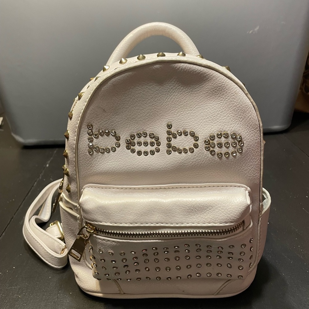 White Bebe backpack